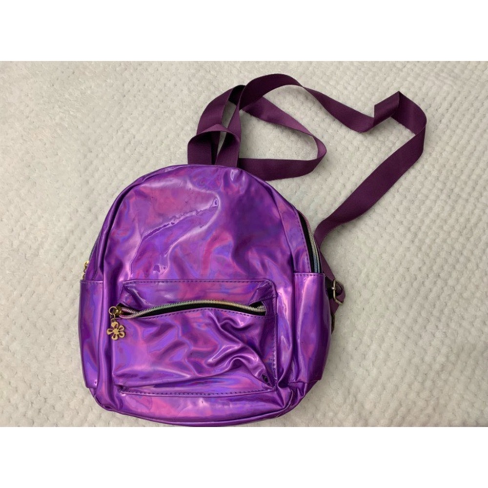 Hologram Purple Backpack